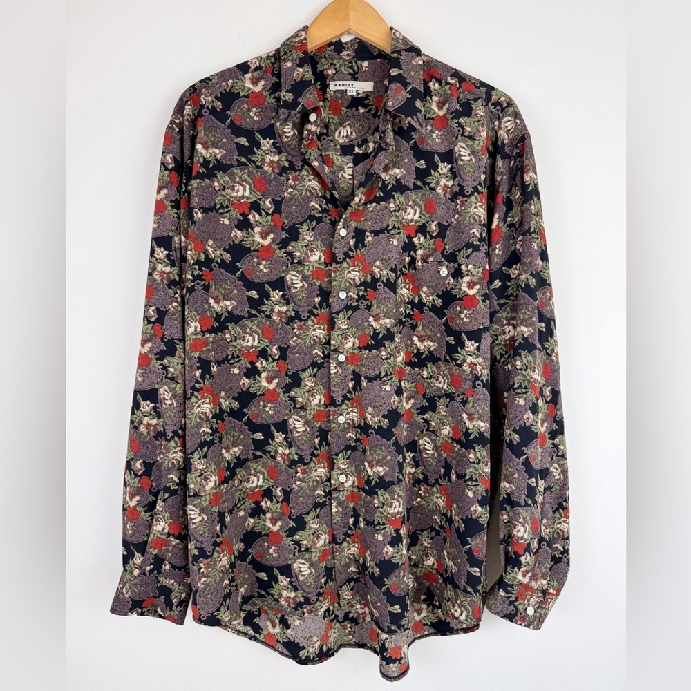 Rarity Workshop Vintage Floral Button Down Top